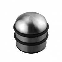 Stainless steel heavy door stopper protective rubber door stop Floor doorstops