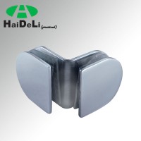 90 degree glass to glass wall mounting bracket clamp