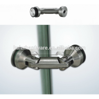 Stainless steel 304 glass to glass door fixing connector