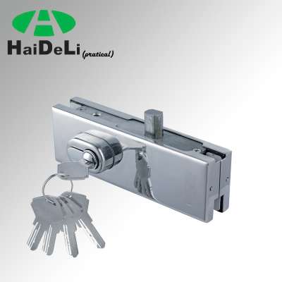 High Quality Accessories Stainless Steel Glass Door patch lock