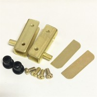 Glass shower door hinges