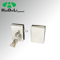 2017 Haideli Stainless Steel Glass Door Lock or Glass Lock With Keys