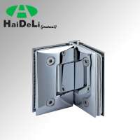 China supplier 90 degree wall to wall glass shower hinge H-7304B